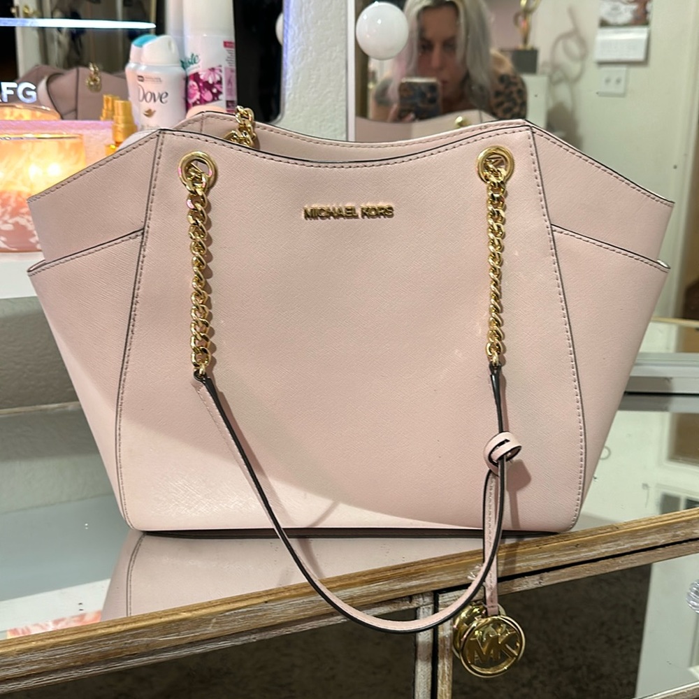 Baby pink Michael Kors bag